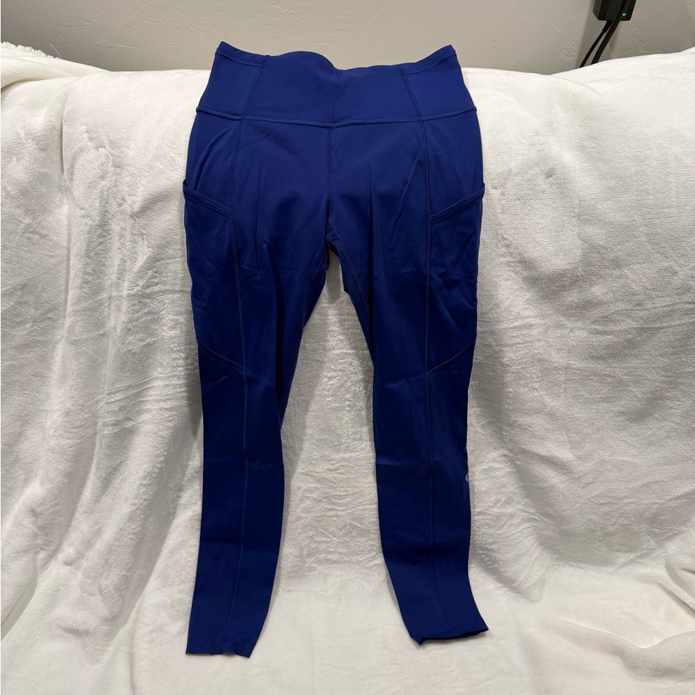 lululemon athletica Deep Blue High-Waist Sculpt Leggings
